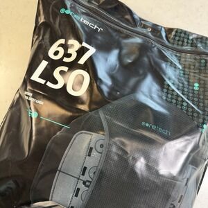 CoreTech 637 LSO Adjustable Back Brace Lumbar Support NEW